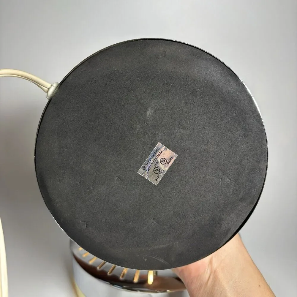 VTG Vanity Lighted Mirror Heavy Magnification By Jerdon Products Gold TESTED